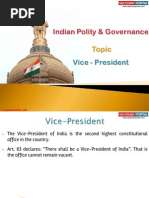 6 (A) Vice-President of India