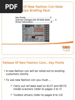 Release of New Fashion Con Note Ops Briefing Pack