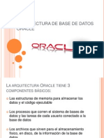 Arquitectura de Base de Datos Oracle