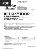 Keh-P7900r Keh-P7910r Keh-P7950 Service Manual