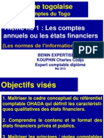 COUR DE COMPTES TOGO AUDIT Thème 1