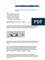 Lista de Exercícios 01-2012 Cinemática