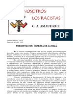 G. A. Aumaudruz - Nosotros Los Racistas