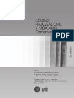 Codigo Procesal Civil y Mercantil Comentado 2a. Edicin