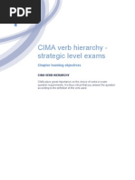 Cima Verb Level Hierarchy