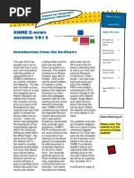 CHME News Autumn 2012