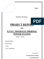 Project Report: N.T.P.C. Singrauli Thermal Power Station