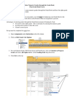 Enter Grades Through Gradebook