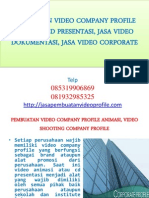 Pembuatan Video Company Profile Animasi, Video Shooting Company Profile, Jasa Video Corporate