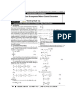 Mass Transport of Visco-Elastic Electrodes: Hardeep Singh Teja