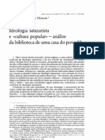 Ideologia Salazarista e Cultura Popular