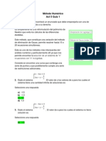 Act 5 Quiz 1 - Metodo Numerico