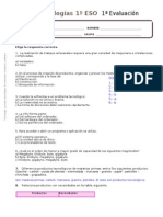 SOL - EXAMEN Tecnologías 1º ESO 1 Evaluación