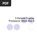 3-General Purpose Processors: Altera Nios II