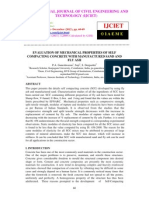 Evaluation of Mechanical Properties of Self Compacting Concrete With Manufactured Sand and Fly Ash