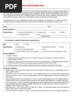 EEO Candidate Voluntary Self Identification Form Oct 2011