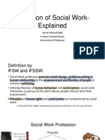 Definition of Social Work-Explained 