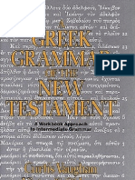 A Greek Grammar of The New Testament A Workbook Approach To Intermediate Grammar