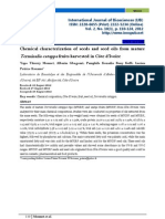 Chemical Characterization of Seeds and Seed Oils From Mature Terminalia Catappa Fruits Harvested in Côte D'ivoire