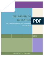 Major Educational Philosophies