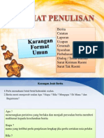 Format Penulisan