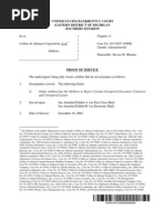 In Re:) ) Collins & Aikman Corporation, Et Al.) Case No. 05-55927 (SWR) ) (Jointly Administered) Debtors.) ) Honorable: Steven W. Rhodes)