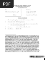 In Re:) Chapter 11) Collins & Aikman Corporation, Et Al.) Case No. 05-55927 (SWR) ) (Jointly Administered) ) Debtors.) Honorable: Steven W. Rhodes)