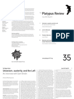 The Platypus Review, 35 - May 2011 (Reformatted For Reading Not For Printing)