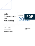 Data Communication and Networking: October 22