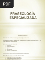 Fraseologia Especializada