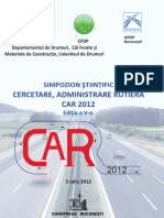 Volum - Simpozion Car 2012