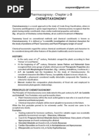 Chemo Taxonomy