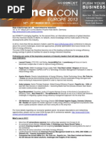 Press Release For Ener - CON Europe 2013