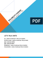 Lesson 3 - Solubility Curves