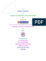 Asset Liabilities Management HDFC 2011