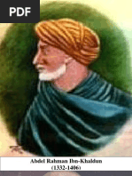 Abdel Rahman Ibn-Khaldun (1332-1406)