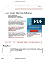 Allen Holub's UML Reference Card