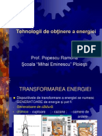 Tehnologii de Obtinere A Energiei