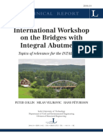 International Workshop Bridges Integral Abutments LTU-TR-0614-SE