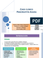 Caso Clínico Pancreatitis Aguda.