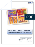 ME3122-2 Lab Forced Convection Heat Transfer