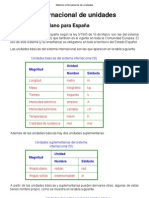 Sistema Internacional de Unidades