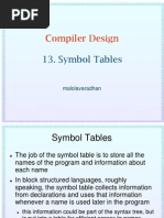 13 SymbolTable