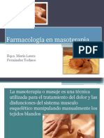 Farmacologia en Masoterapia