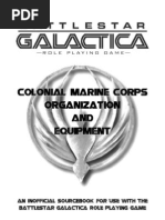 Colonial Marine Corps Organization and Equipment