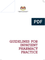 Guidelines For Inpatient Pharmacy Practice