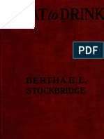 1920 - What To Drink Bertha E. L. Stockbridge