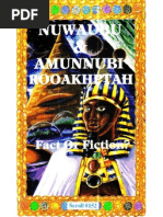 Nuwaubu & Amunnubi Rooakhptah Fact or Fiction