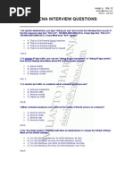 Ccna Interview Questions