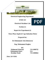 Three Phase Squirrel Cage Induction Motor